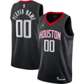 Houston Rockets Jordan Brand Swingman Custom Jersey - Statement Edition - Black | NBA Fan Gear