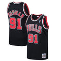 Dennis Rodman Chicago Bulls Mitchell & Ness 1997/ 98 Hardwood Classics Swingman Jersey - Black | NBA Fan Gear