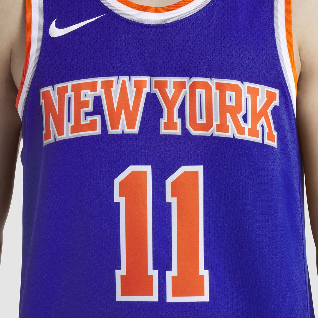 Jalen Brunson New York Knicks Nike Unisex Swingman Jersey - Icon Edition - Blue | NBA Fan Gear