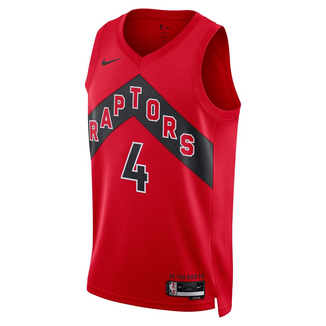 Scottie Barnes Toronto Raptors Nike Unisex Swingman Jersey - Icon Edition - Red | NBA Fan Gear