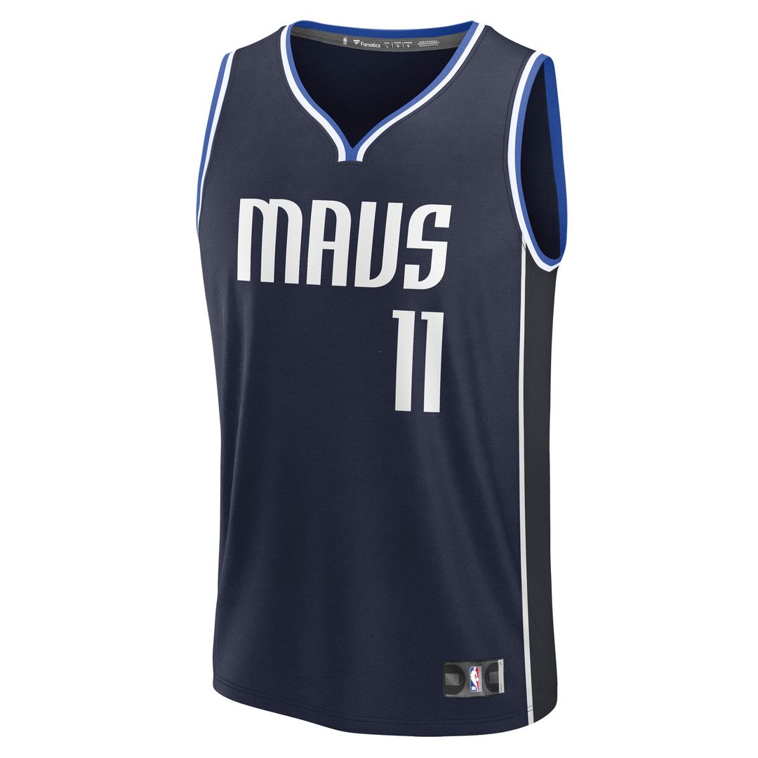 Kyrie Irving Dallas Mavericks Fanatics Fast Break Replica Player Jersey - Statement Edition - Navy | NBA Fan Gear