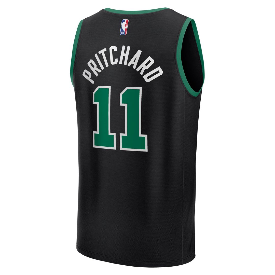 Payton Pritchard Boston Celtics Fanatics Fast Break Replica Player Jersey - Statement Edition - Black | NBA Fan Gear