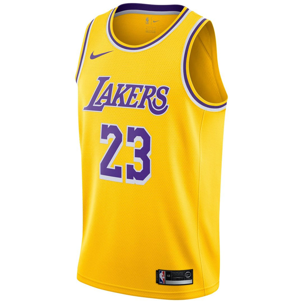 LeBron James Los Angeles Lakers Nike Swingman Player Jersey Gold - Icon Edition | NBA Fan Gear