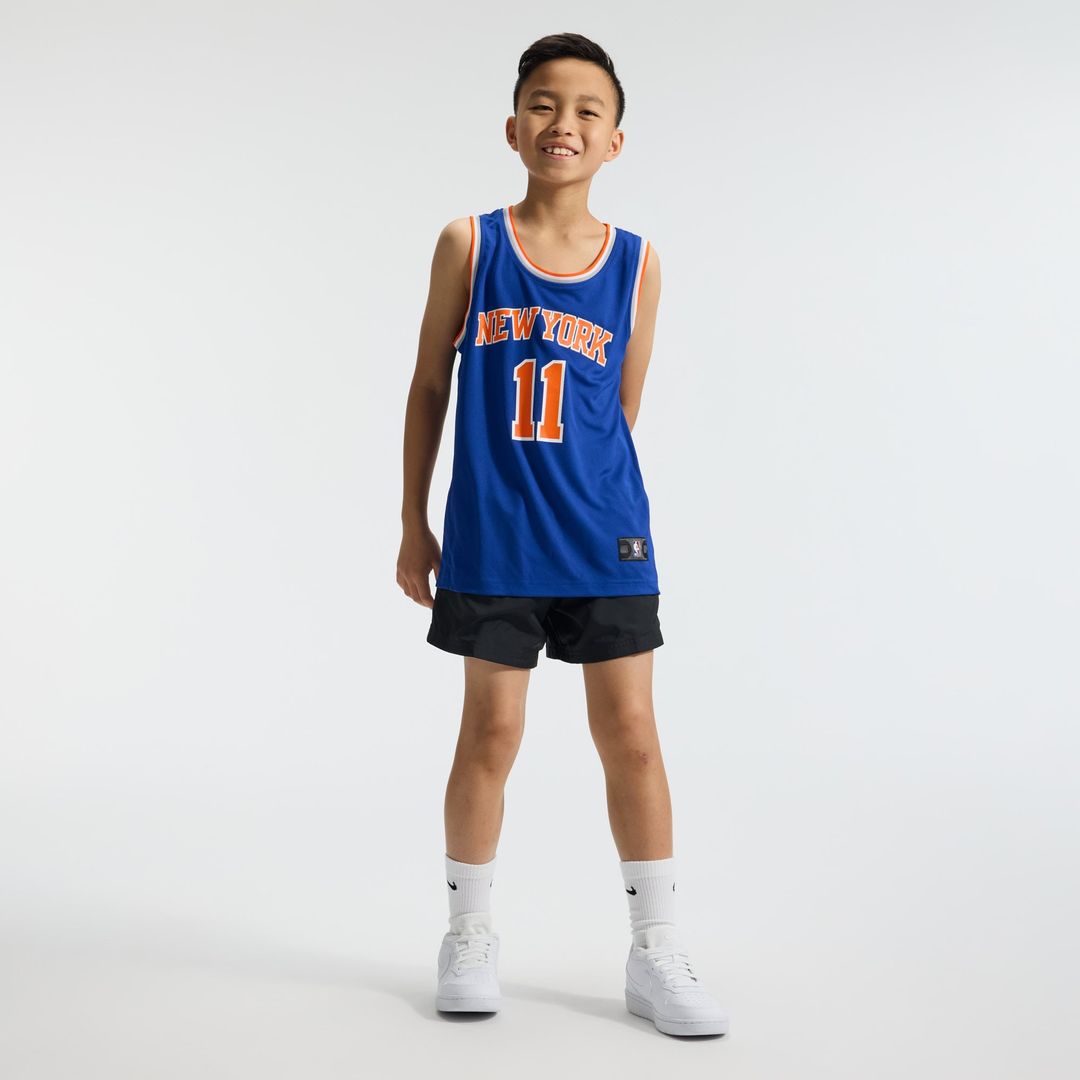 Jalen Brunson New York Knicks Fanatics Youth Fast Break Replica Player Jersey - Icon Edition - Blue | NBA Fan Gear