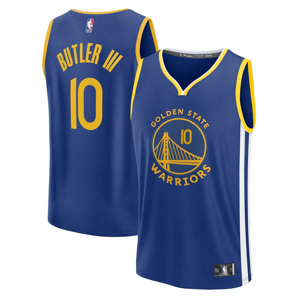 Jimmy Butler III Golden State Warriors Fanatics Fast Break Replica Player Jersey - Icon Edition – Royal | NBA Fan Gear