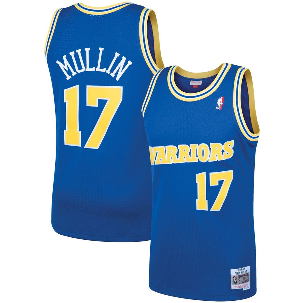 Chris Mullin Golden State Warriors Mitchell & Ness 1993/ 94 Hardwood Classics Swingman Jersey - Royal | NBA Fan Gear