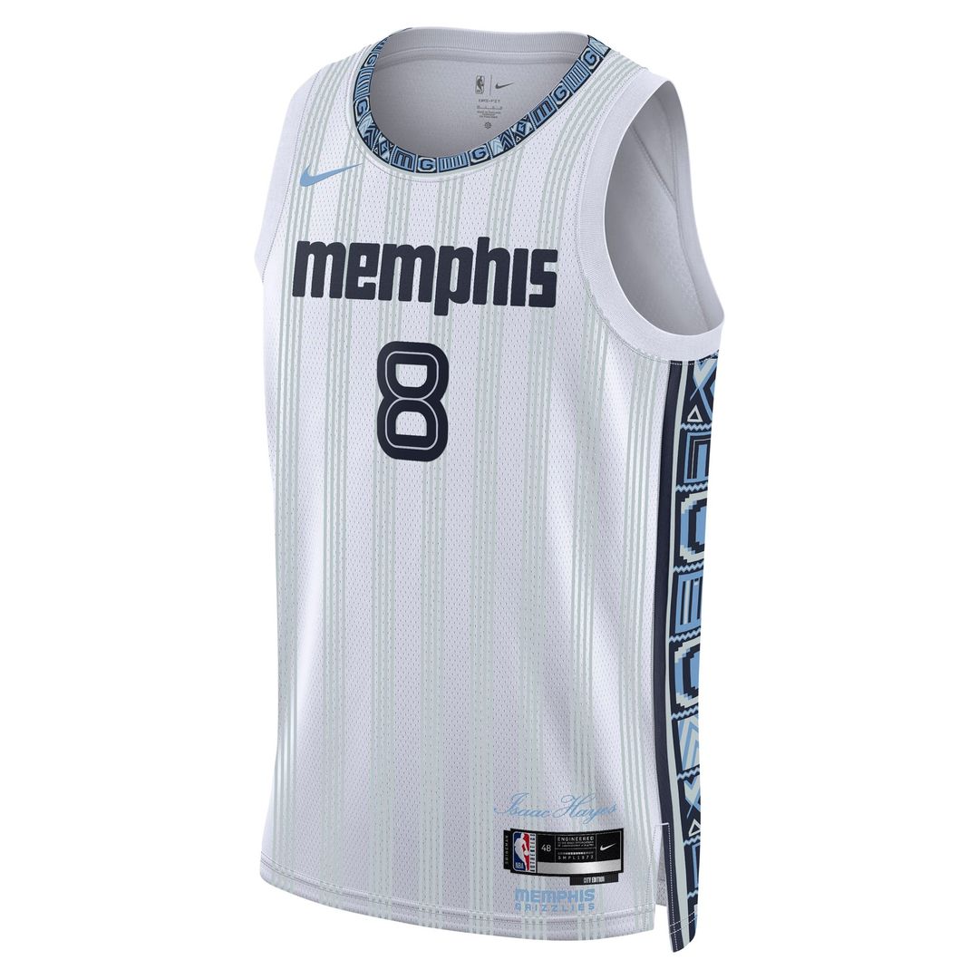 Jaren Jackson Jr. Memphis Grizzlies Nike Unisex 2025/ 26 Swingman Jersey - White - City Edition | NBA Fan Gear