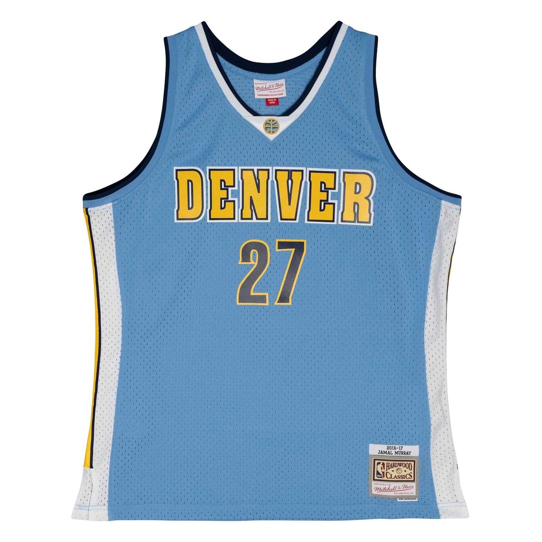 Jamal Murray Denver Nuggets Mitchell & Ness 2016/ 17 Throwback Swingman Jersey - Powder Blue | NBA Fan Gear