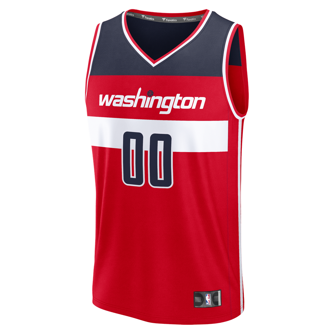 Washington Wizards Fanatics Fastbreak Custom Jersey - Red - Icon Edition | NBA Fan Gear