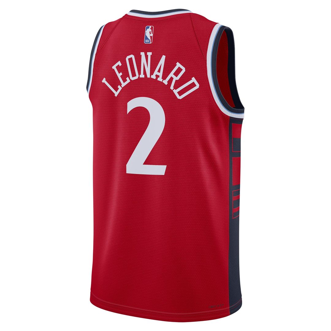 Kawhi Leonard LA Clippers Jordan Brand Unisex 2024/ 25 Swingman Jersey - Statement Edition - Red | NBA Fan Gear