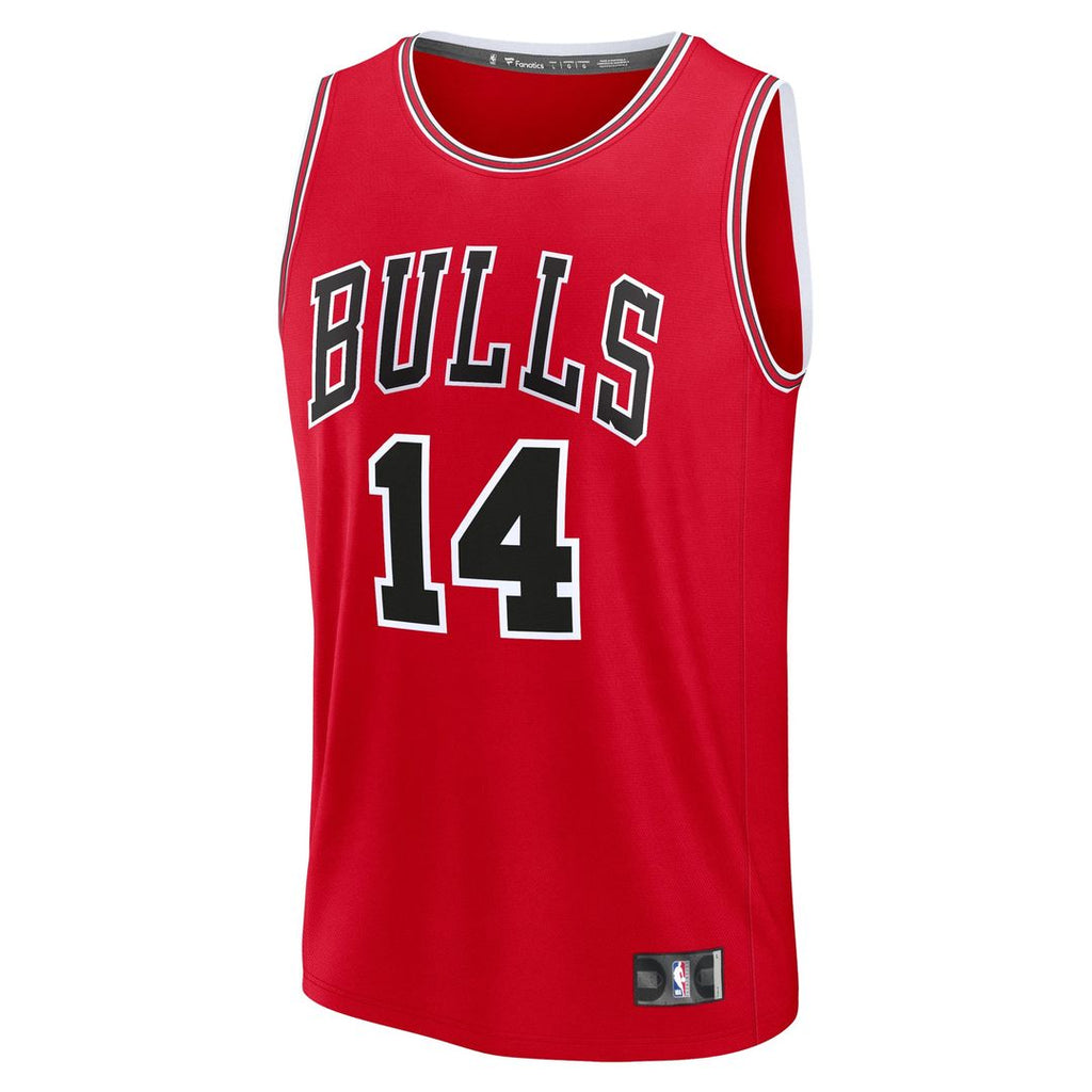 Matas Buzelis Chicago Bulls Fanatics Youth Fast Break Replica Player Jersey - Icon Edition - Red | NBA Fan Gear