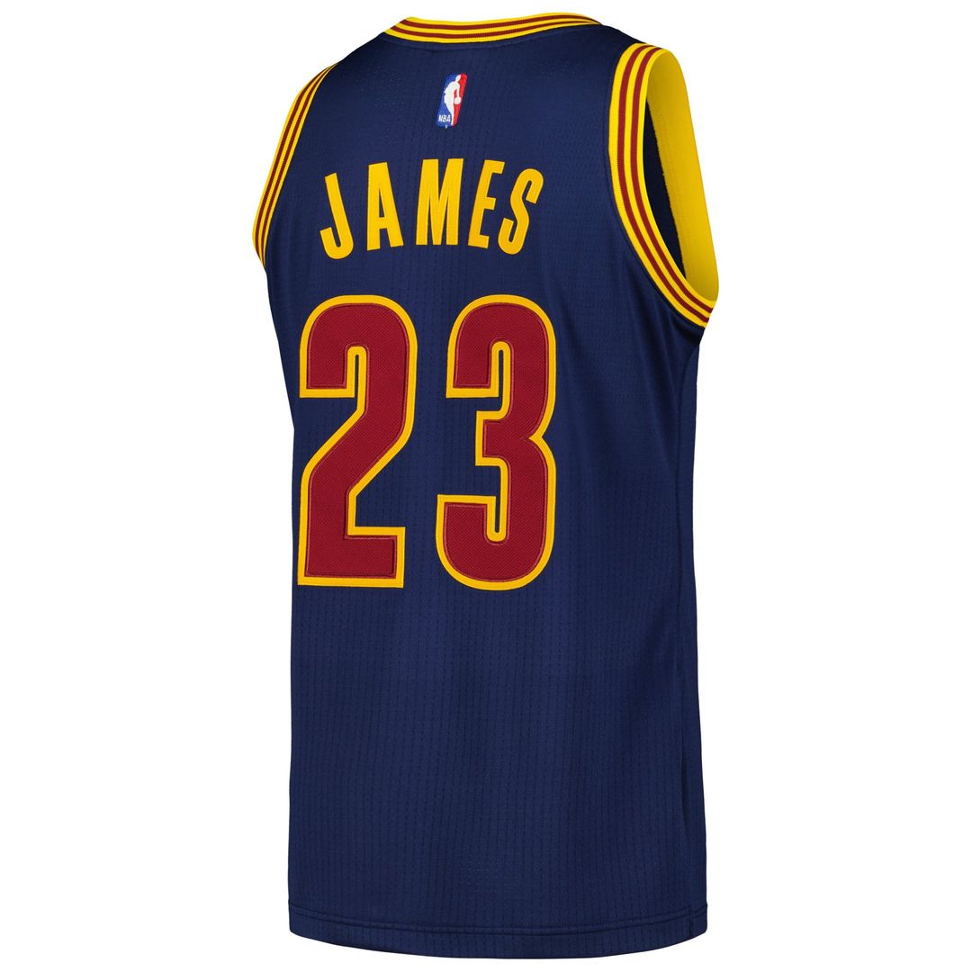 LeBron James Cleveland Cavaliers Mitchell & Ness 2015/ 16 Hardwood Classics Authentic Jersey - Navy | NBA Fan Gear