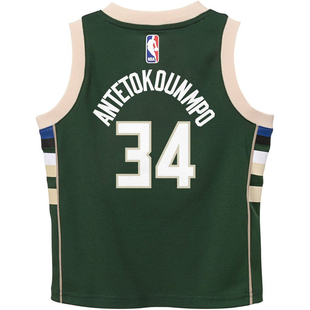 Giannis Antetokounmpo Milwaukee Bucks Nike Toddler Swingman Player Jersey - Icon Edition - Green | NBA Fan Gear