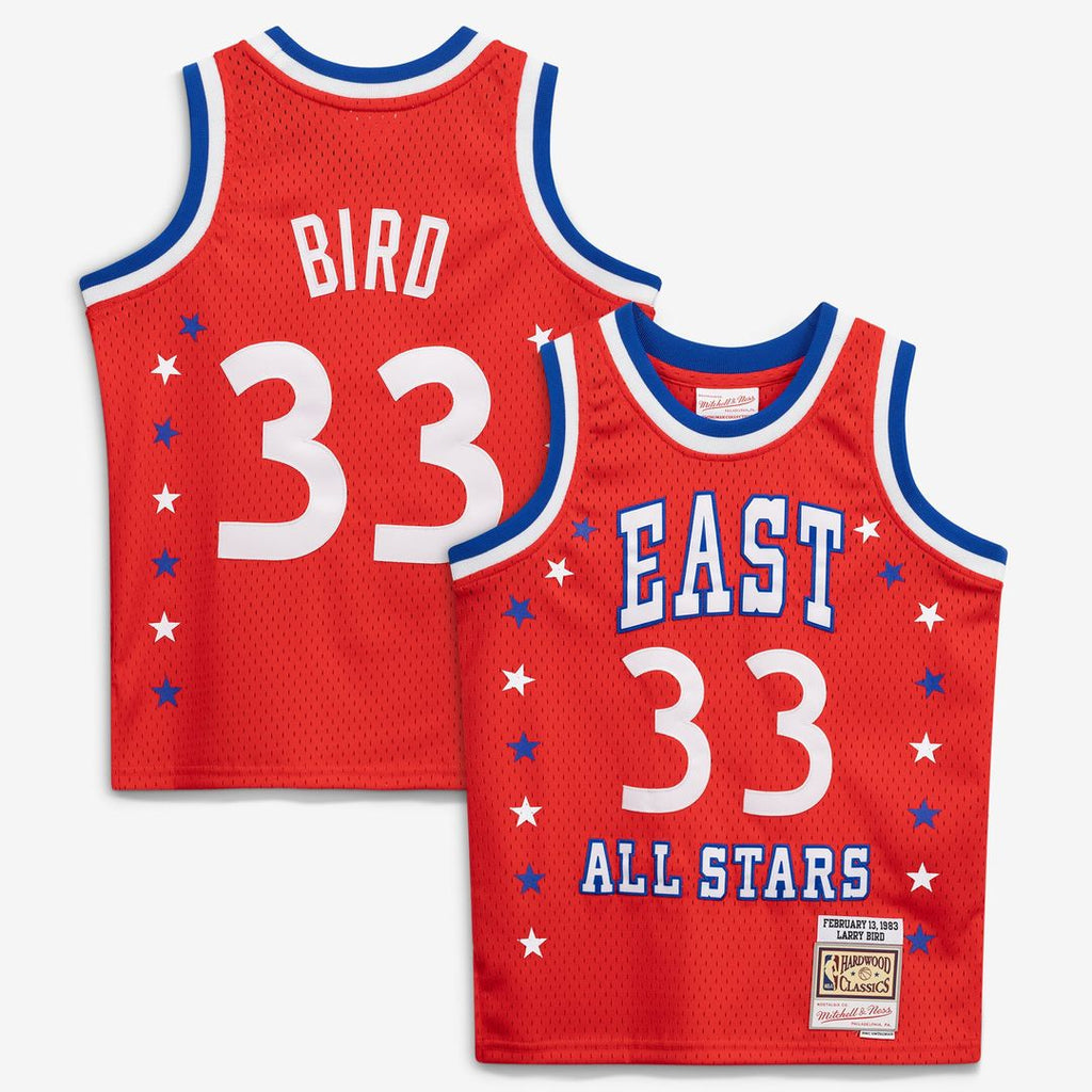 Larry Bird 1983 NBA All-Star Game Mitchell & Ness Youth Hardwood Classics Swingman Jersey - Red | Fan Gear