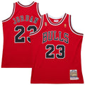 Michael Jordan Chicago Bulls Mitchell & Ness 1996/ 97 Throwback Authentic Jersey - Red | NBA Fan Gear