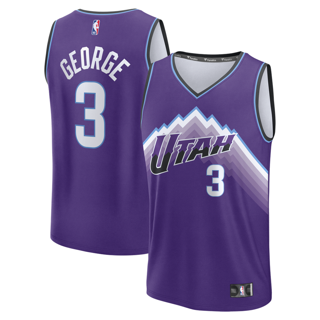 Keyonte George Utah Jazz Fanatics Fast Break Replica Jersey - Purple - Icon Edition | NBA Fan Gear