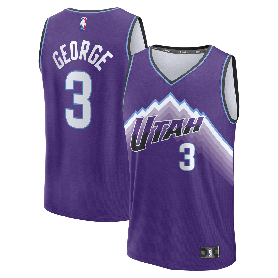 Keyonte George Utah Jazz Fanatics Fast Break Replica Jersey - Purple - Icon Edition | NBA Fan Gear