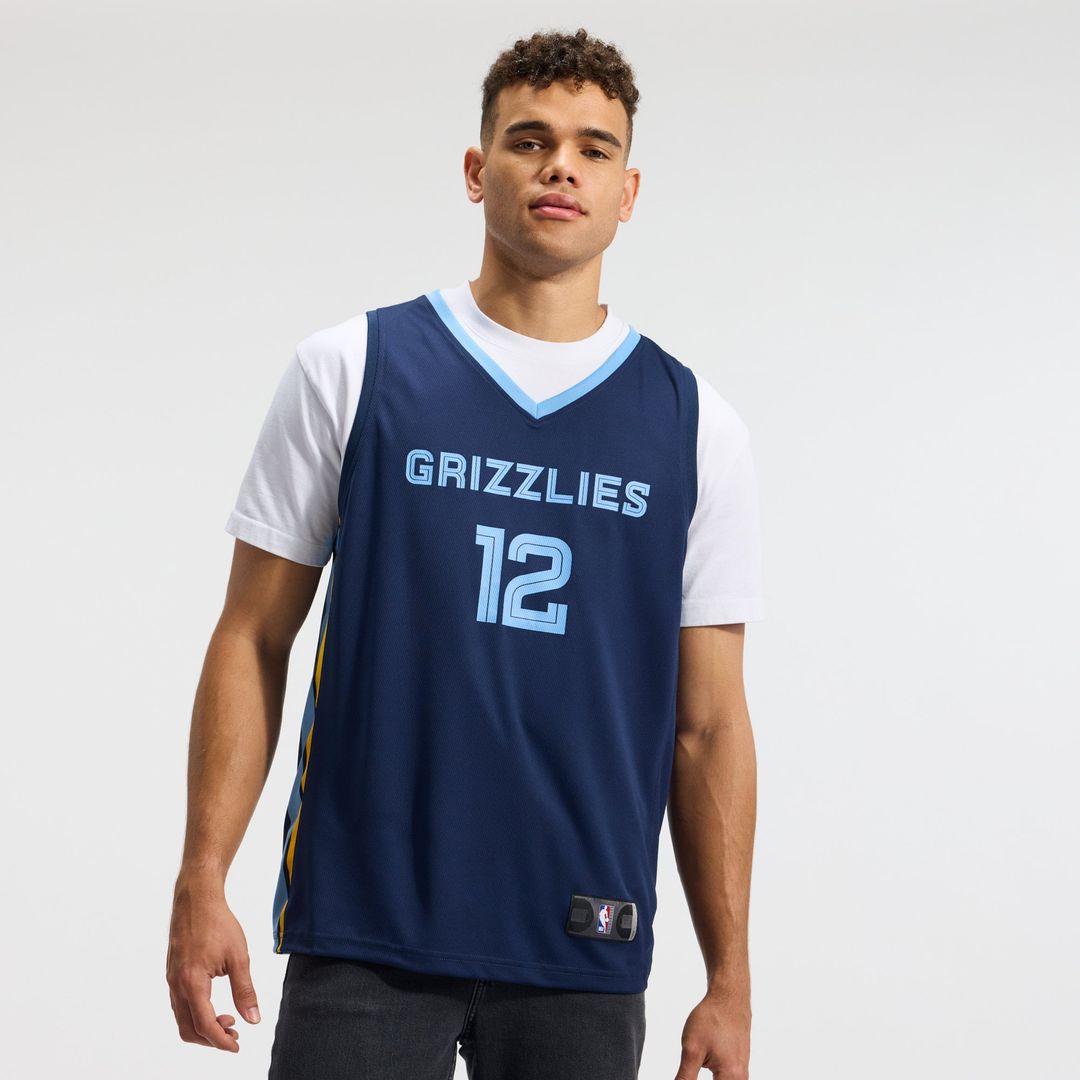 Ja Morant Memphis Grizzlies Fanatics Fast Break Replica Player Jersey - Icon Edition - Navy | NBA Fan Gear