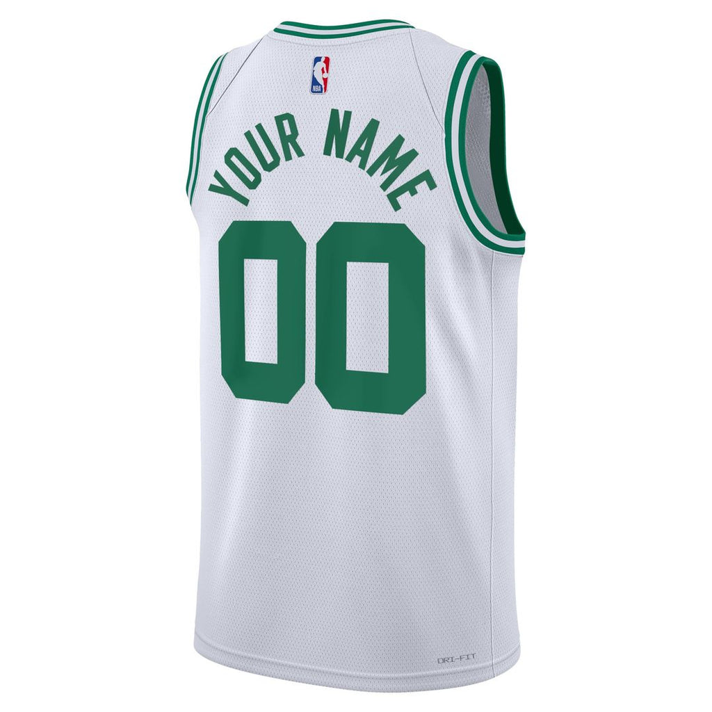 Boston Celtics Nike Unisex Swingman Custom Jersey White - Association Edition | NBA Fan Gear