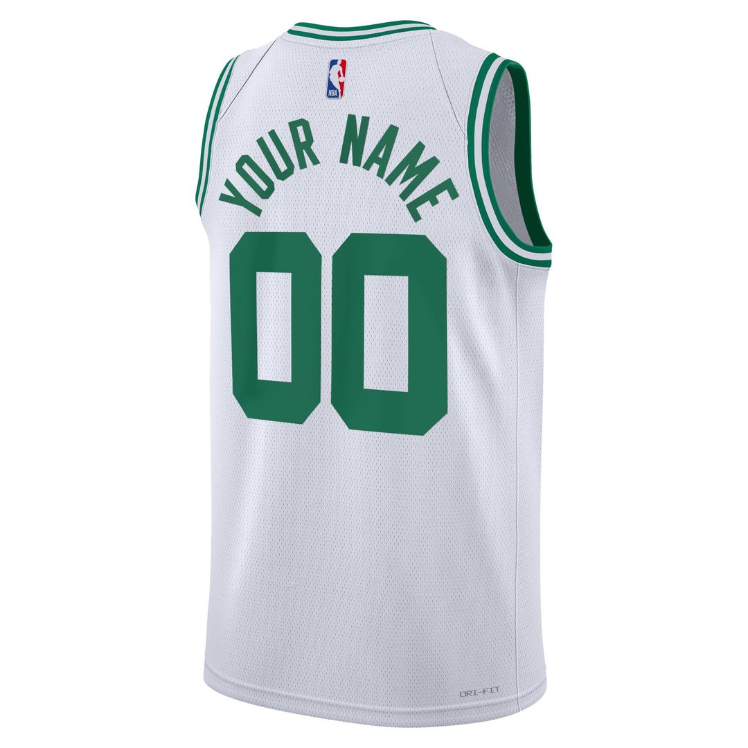 Boston Celtics Nike Unisex Swingman Custom Jersey White - Association Edition | NBA Fan Gear
