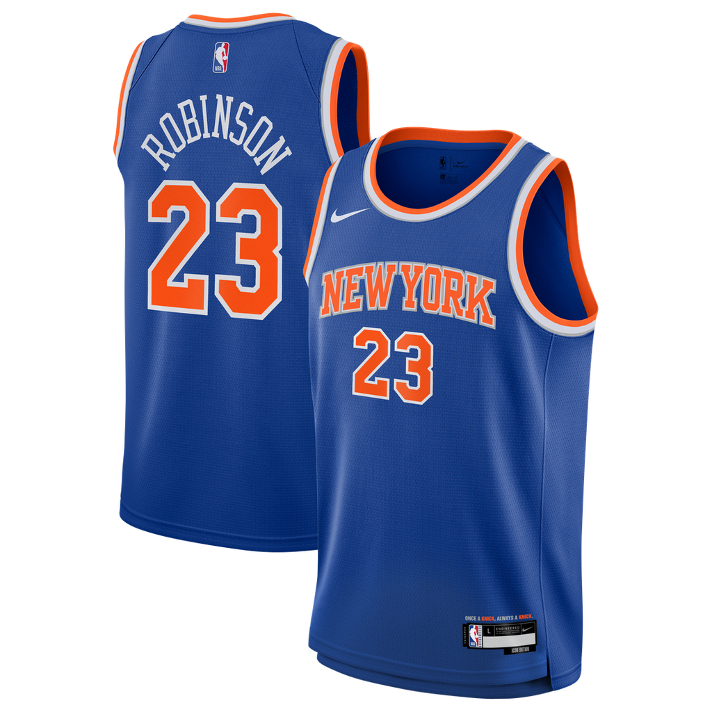 Mitchell Robinson New York Knicks Nike Youth Swingman Jersey - Icon Edition - Blue | NBA Fan Gear