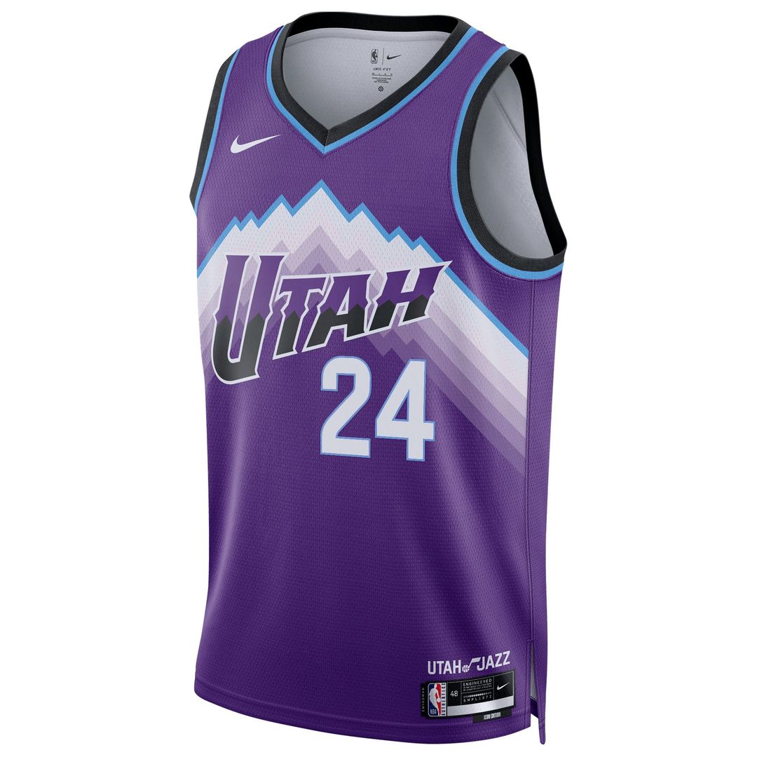 Walker Kessler Utah Jazz Nike Unisex Swingman Jersey - Icon Edition - Purple | NBA Fan Gear