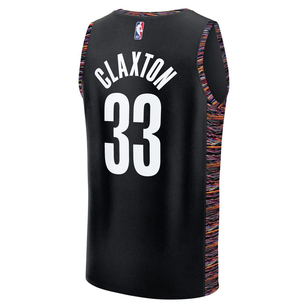 Nic Claxton Brooklyn Nets Fanatics 2025/ 26 City Edition Fast Break Jersey - Black | NBA Fan Gear