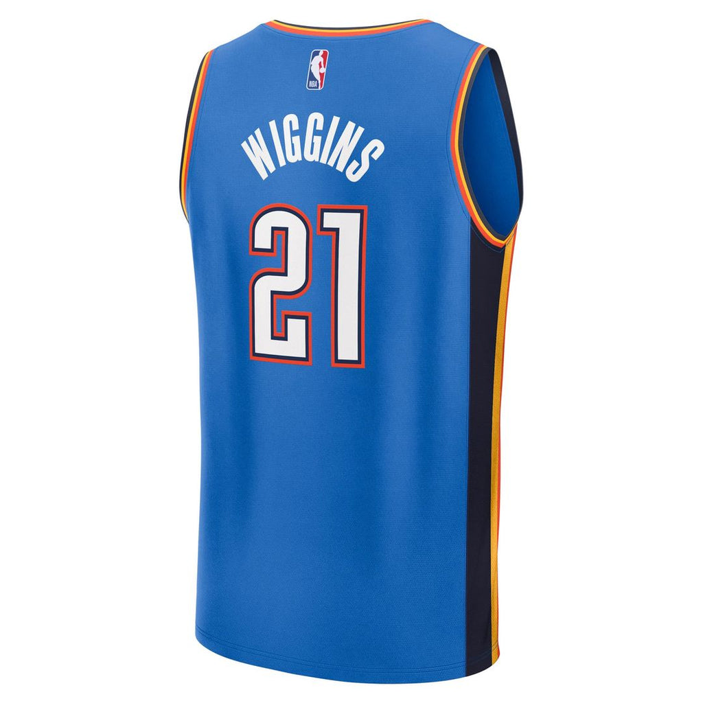 Aaron Wiggins Oklahoma City Thunder Fanatics Fast Break Replica Player Jersey - Icon Edition - Blue | NBA Fan Gear