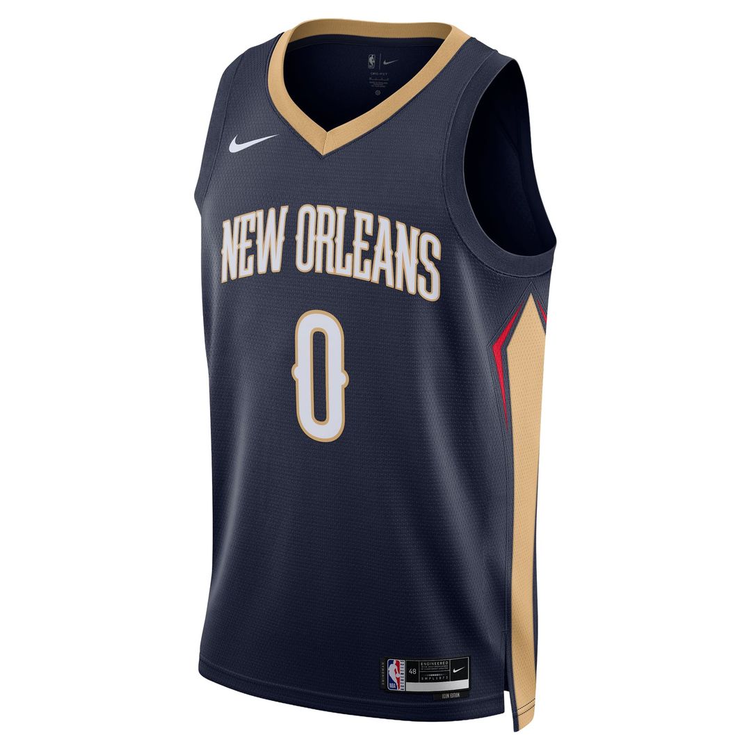 Jeremiah Fears New Orleans Pelicans Nike Unisex Swingman Jersey - Icon Edition - Navy | NBA Fan Gear