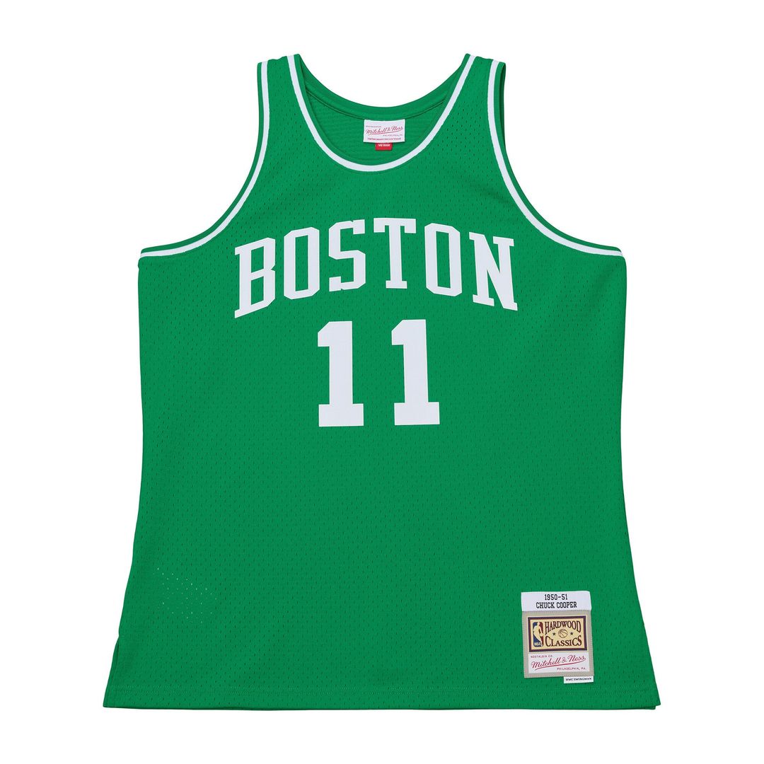 Chuck Cooper Boston Celtics Mitchell & Ness 1950-51 Pioneers Swingman Jersey - Kelly Green | NBA Fan Gear