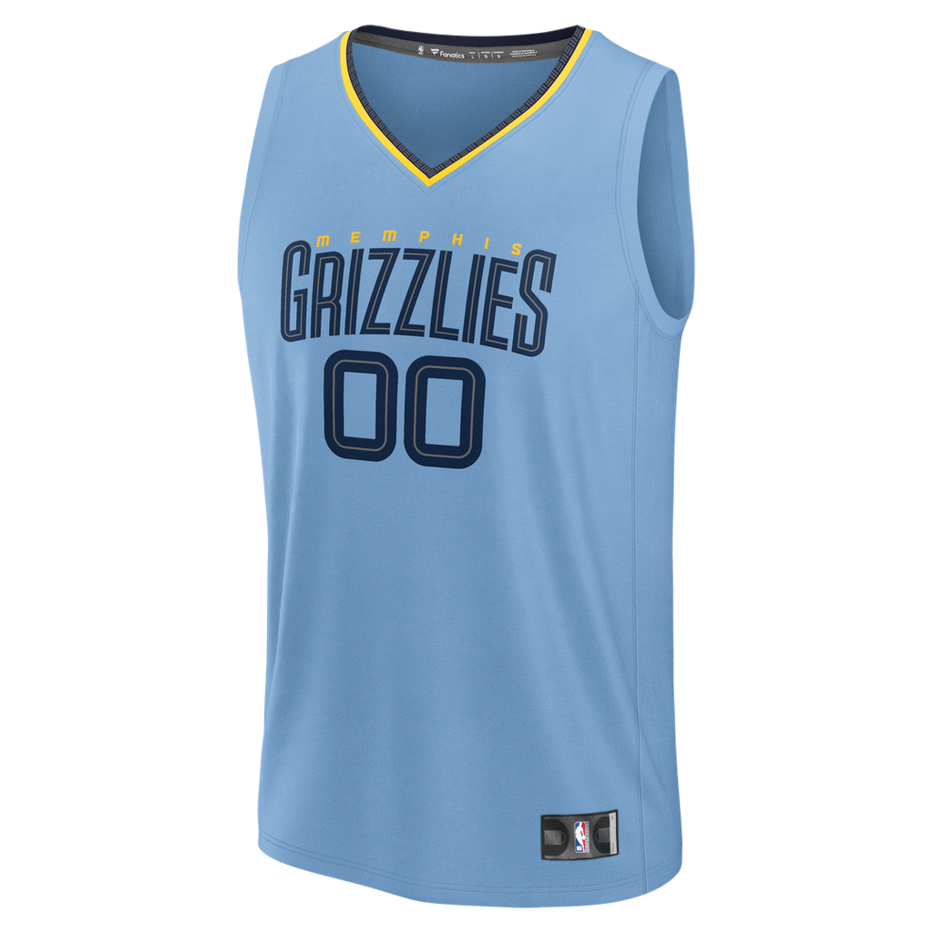 Memphis Grizzlies Fanatics Youth Fast Break Custom Jersey - Icon Edition - Navy | NBA Fan Gear