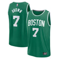 Jaylen Brown Boston Celtics Fanatics Fast Break Replica Player Jersey - Icon Edition - Kelly Green | NBA Fan Gear