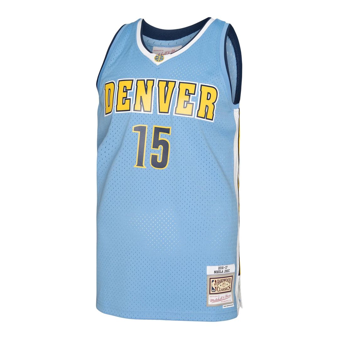 Nikola Jokic Denver Nuggets Mitchell & Ness 2016/ 17 Swingman Jersey - Light Blue | NBA Fan Gear