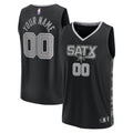 San Antonio Spurs Fanatics Youth Fast Break Replica Custom Jersey - Statement Edition - Black | NBA Fan Gear