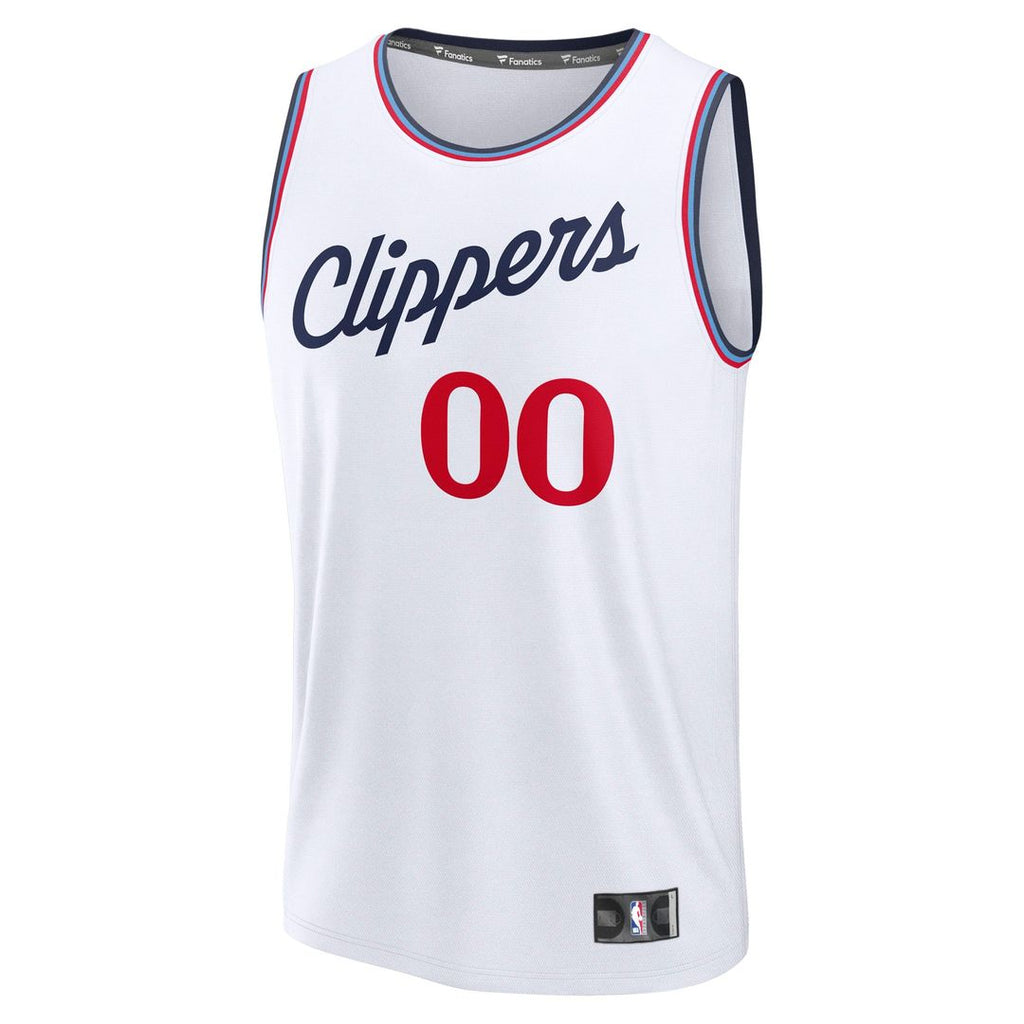 LA Clippers Fanatics Fast Break Custom Jersey - Statement Edition - Red | NBA Fan Gear