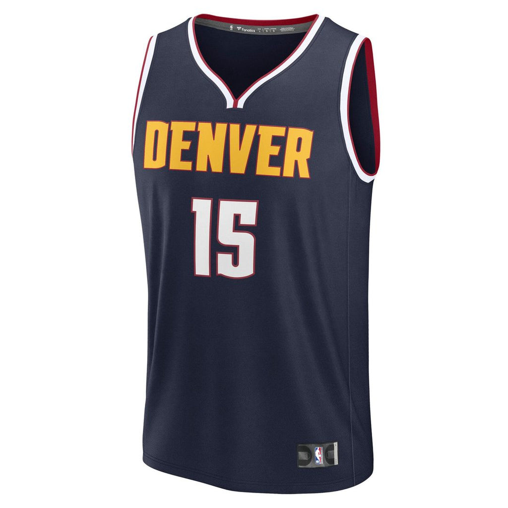 Nikola Jokic Denver Nuggets Fanatics Fast Break Replica Player Jersey - Icon Edition - Navy | NBA Fan Gear
