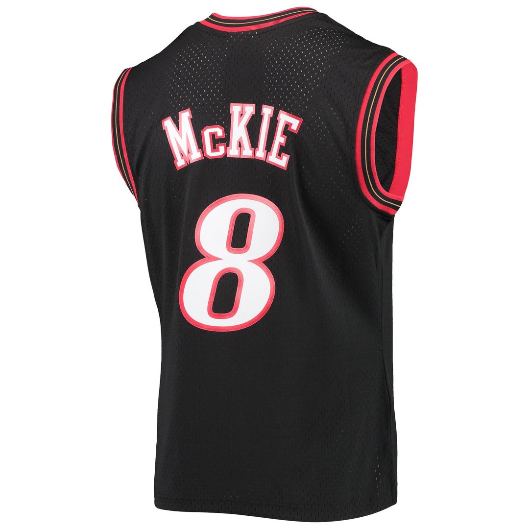 Aaron McKie Philadelphia 76ers Mitchell & Ness Hardwood Classics Swingman Jersey - Black | NBA Fan Gear