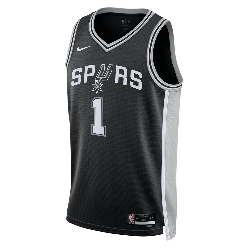 Victor Wembanyama San Antonio Spurs Nike Unisex Swingman Jersey - Icon Edition - Black | NBA Fan Gear