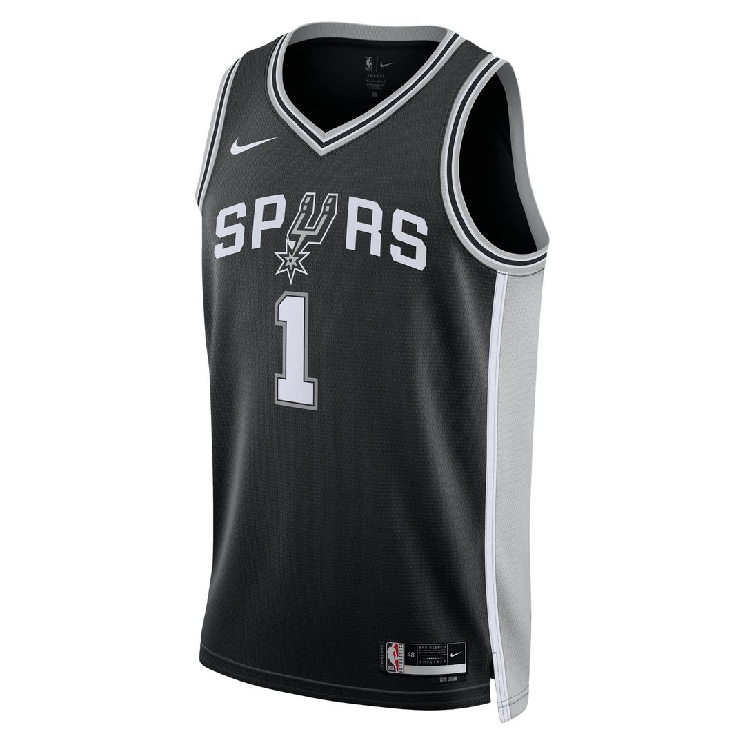 Victor Wembanyama San Antonio Spurs Nike Unisex Swingman Jersey - Icon Edition - Black | NBA Fan Gear