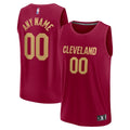 Cleveland Cavaliers Fanatics Youth Fast Break Custom Jersey - Maroon - Icon Edition | NBA Fan Gear