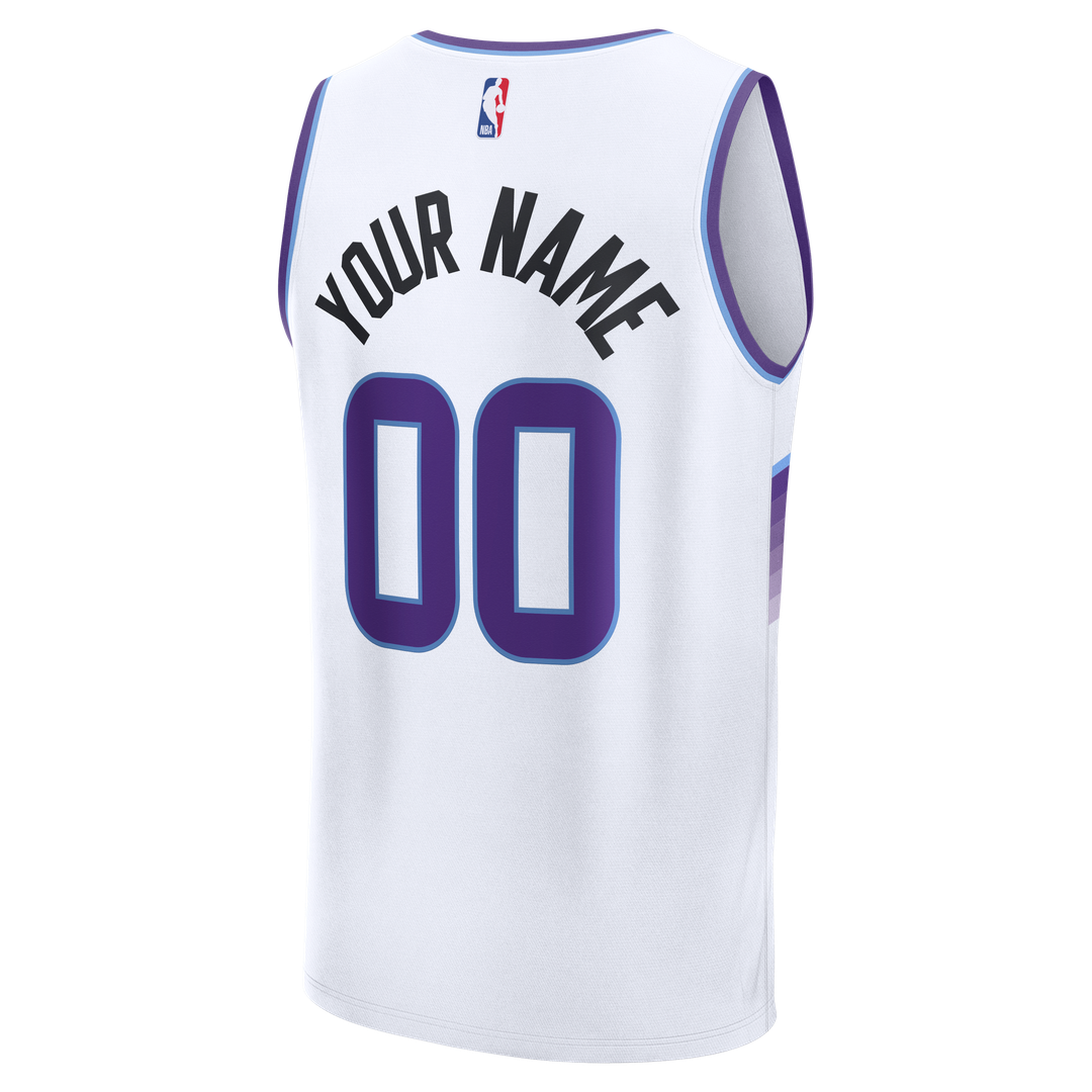 Utah Jazz Fanatics Fast Break Custom Jersey - Statement Edition - Black | NBA Fan Gear