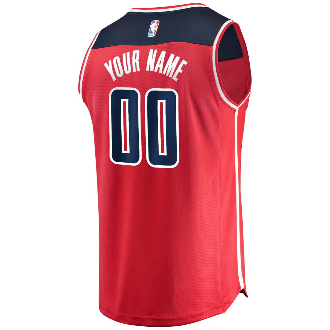 Washington Wizards Fanatics Youth Fast Break Custom Replica Jersey Red - Icon Edition | NBA Fan Gear