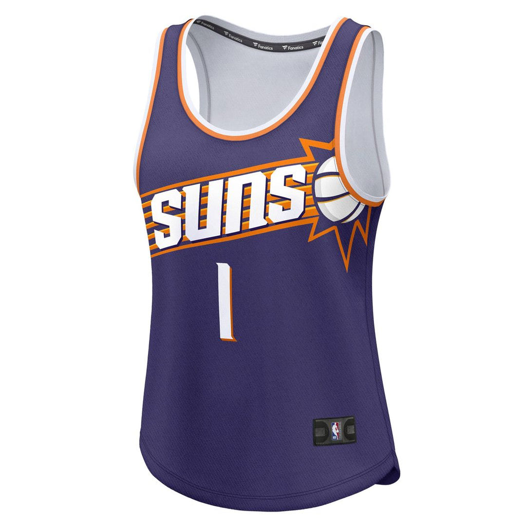 Devin Booker Phoenix Suns Fanatics Women's Fast Break Player Jersey - Icon Edition - Purple | NBA Fan Gear