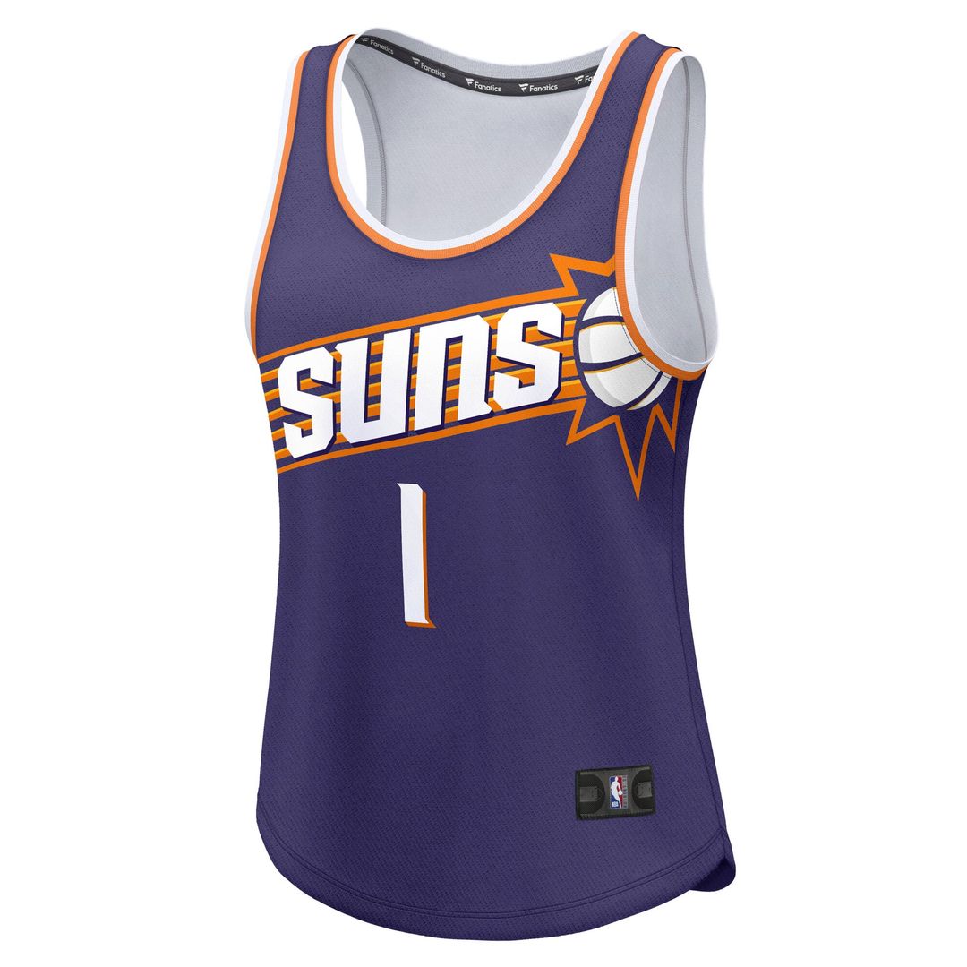 Devin Booker Phoenix Suns Fanatics Women's Fast Break Player Jersey - Icon Edition - Purple | NBA Fan Gear
