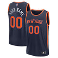 New York Knicks Fanatics Fast Break Custom Jersey - Statement Edition - Navy | NBA Fan Gear