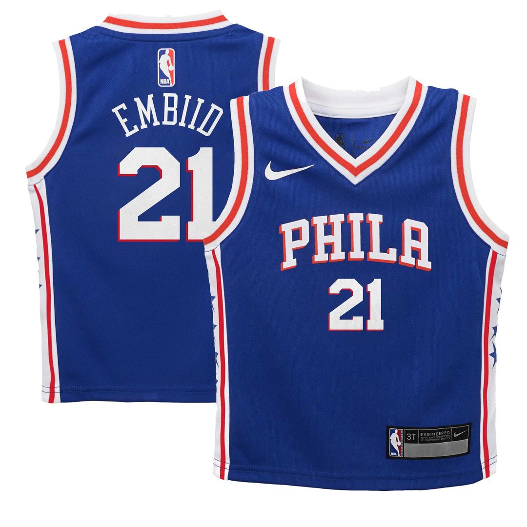Joel Embiid Philadelphia 76ers Nike Preschool Swingman Player Jersey - Icon Edition - Royal | NBA Fan Gear