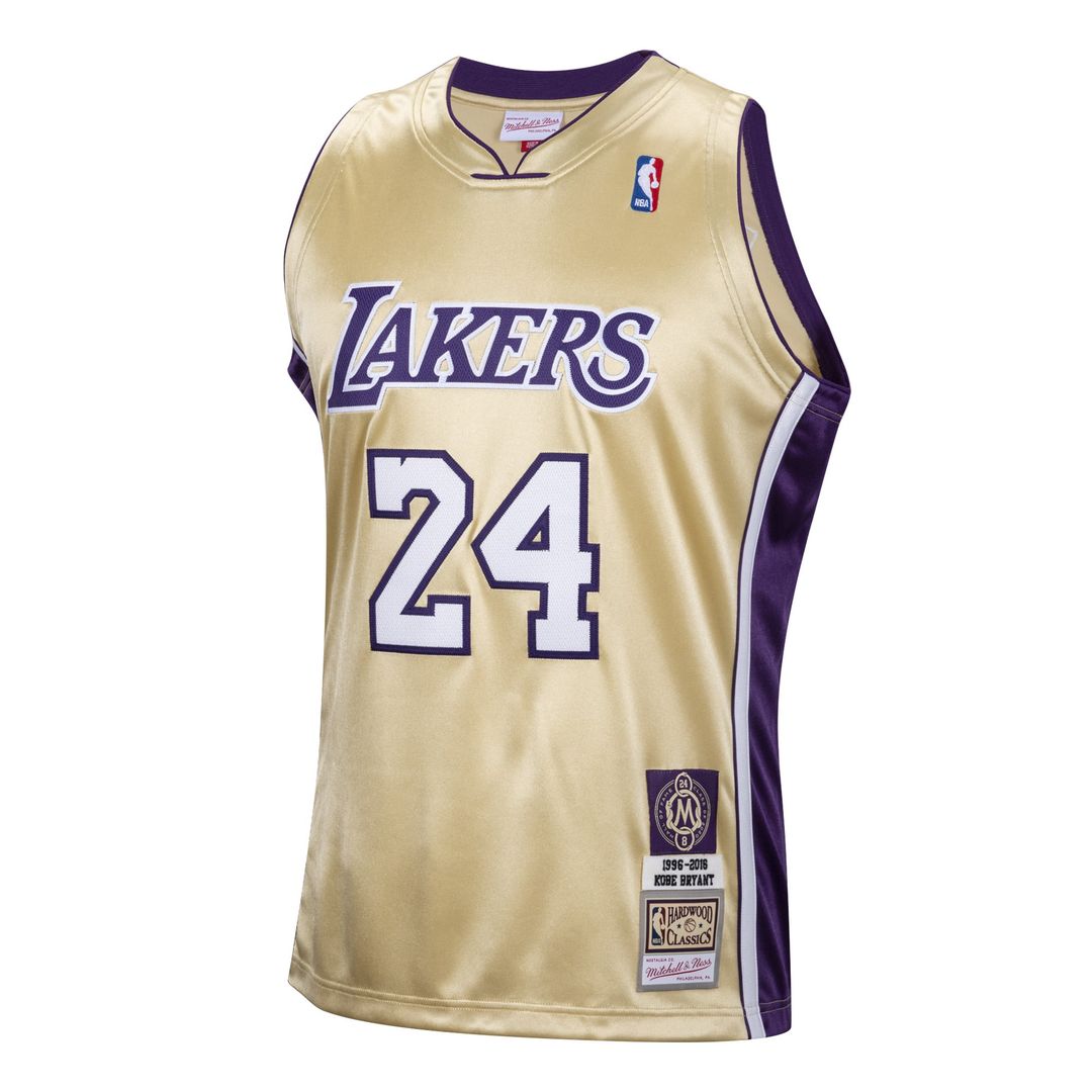Kobe Bryant Los Angeles Lakers Mitchell & Ness Hall of Fame Class of 2020 #24 Authentic Hardwood Classics Jersey - Gold | NBA Fan Gear