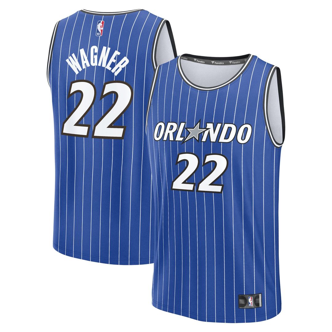 Franz Wagner Orlando Magic Fanatics Youth Fast Break Replica Player Jersey - Icon Edition - Blue | NBA Fan Gear