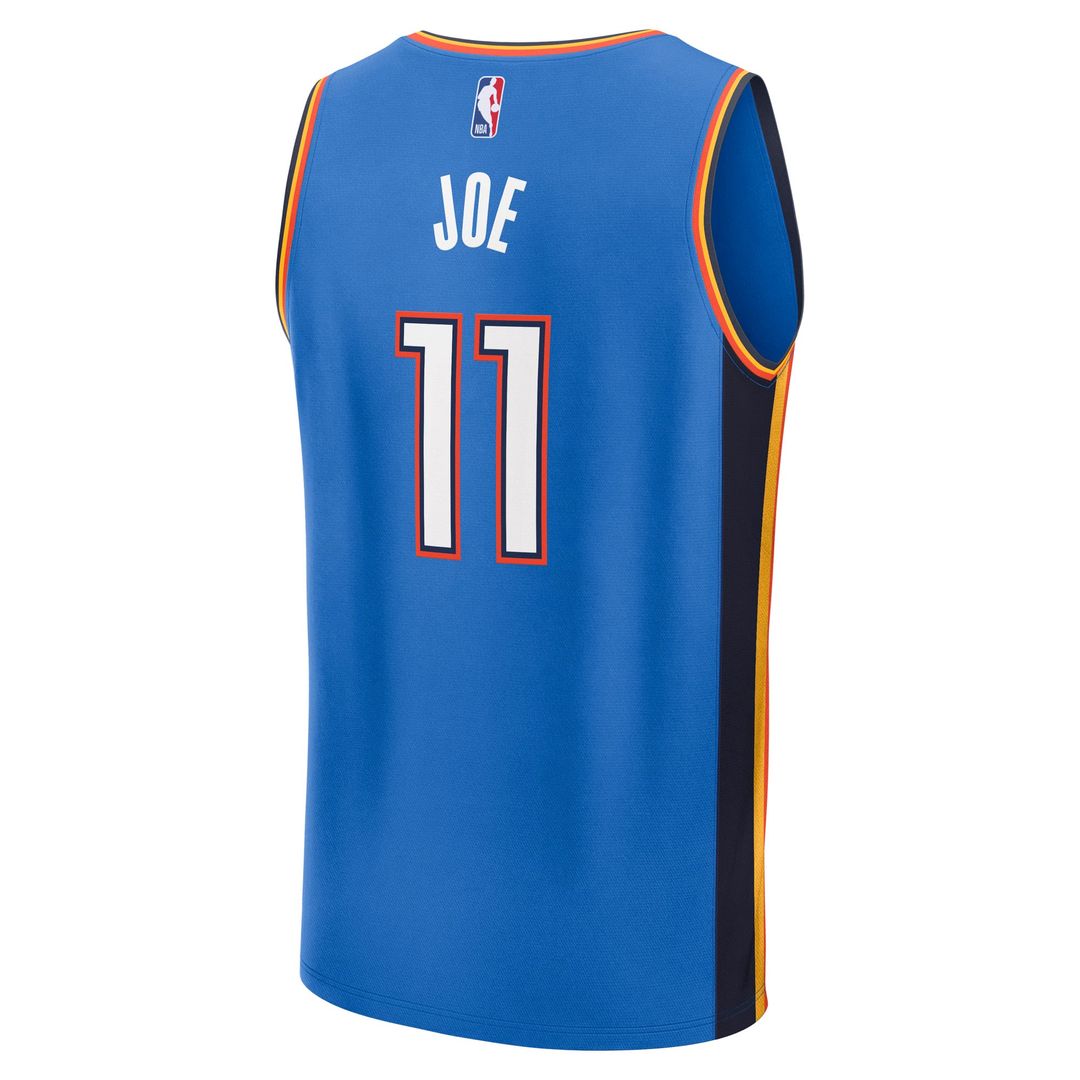 Isaiah Joe Oklahoma City Thunder Fanatics Fast Break Replica Player Jersey - Icon Edition - Blue | NBA Fan Gear