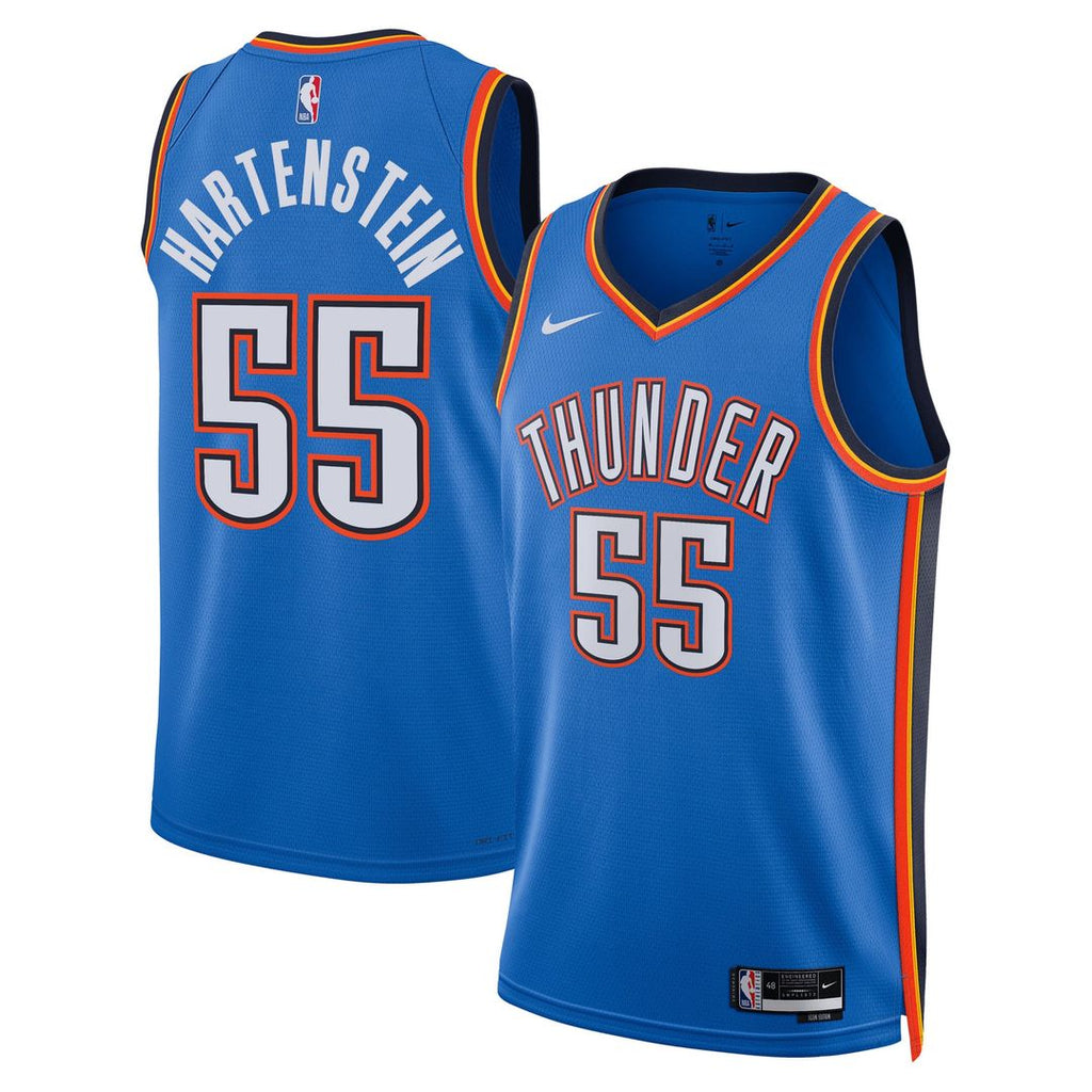 Isaiah Hartenstein Oklahoma City Thunder Nike Unisex Swingman Player Jersey - Icon Edition - Blue | NBA Fan Gear